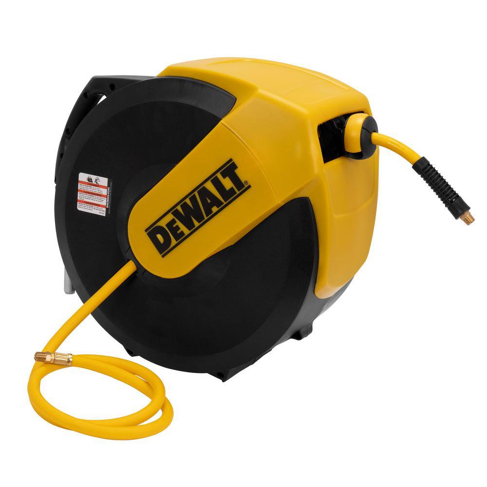 DW 38 in. x 50 ft. Enclosed Air Hose Reel with Hybrid Hose DXCM024-0345