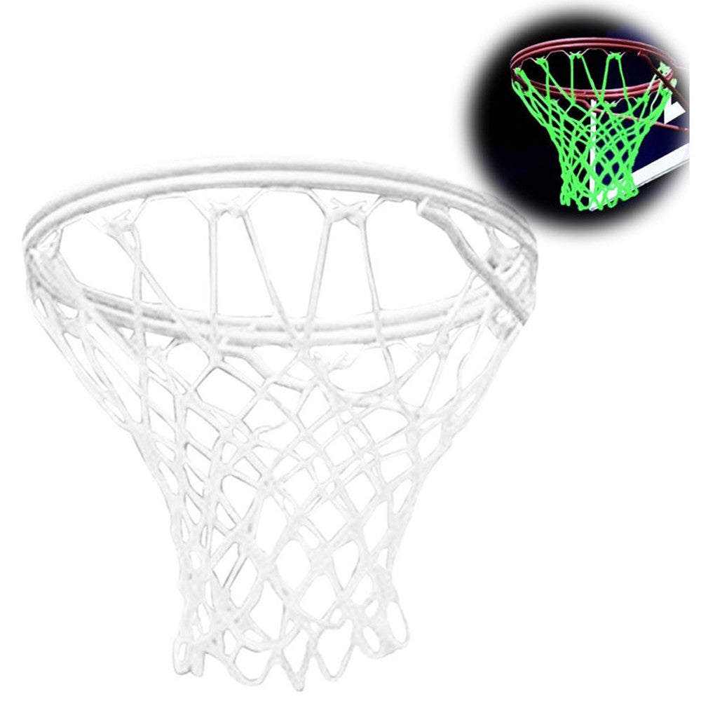 Sehao Visible At Night Luminous Basketball Net Outdoor Sports Accessories Sporting WH Nylon Outdoor Toys White