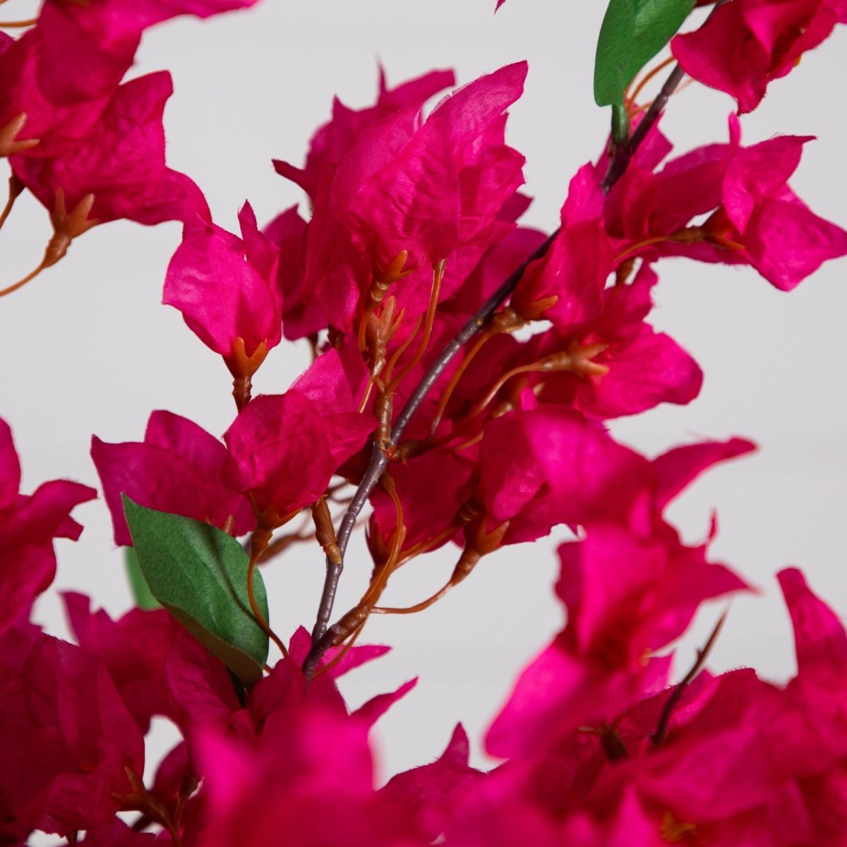 31” Artificial Pink Bougainvillea Arrangement in Vase | Elegant Floral Décor