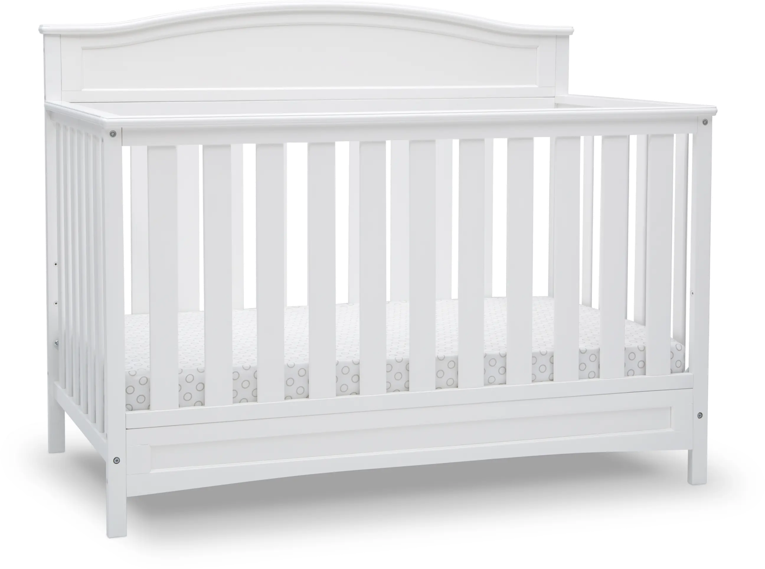 Emery White 4-in-1 Convertible Crib