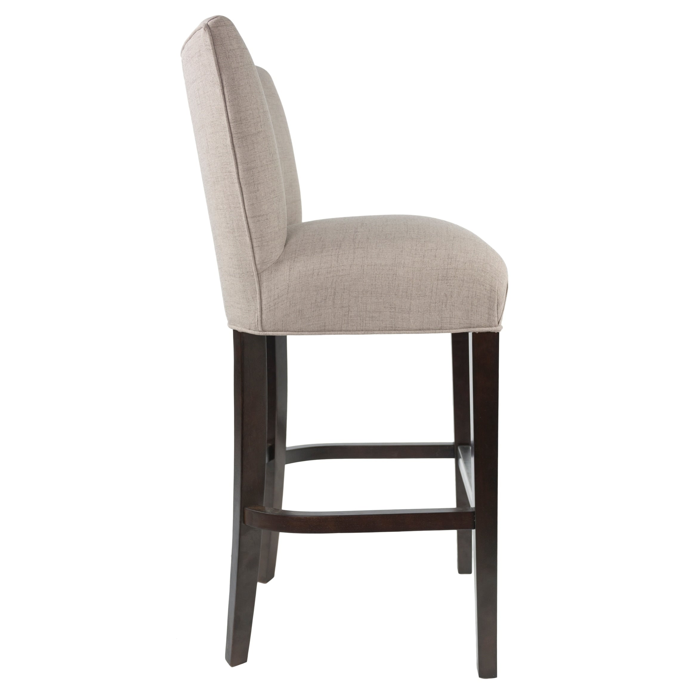 Sole Designs Savannah 30 Inch Contemporary Light Brown Upholstered Barstool