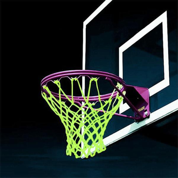 Universal Indoor Outdoor Sport Replacement Luminous Basketball Hoop Goal Rim Net Ball Sports Accessories