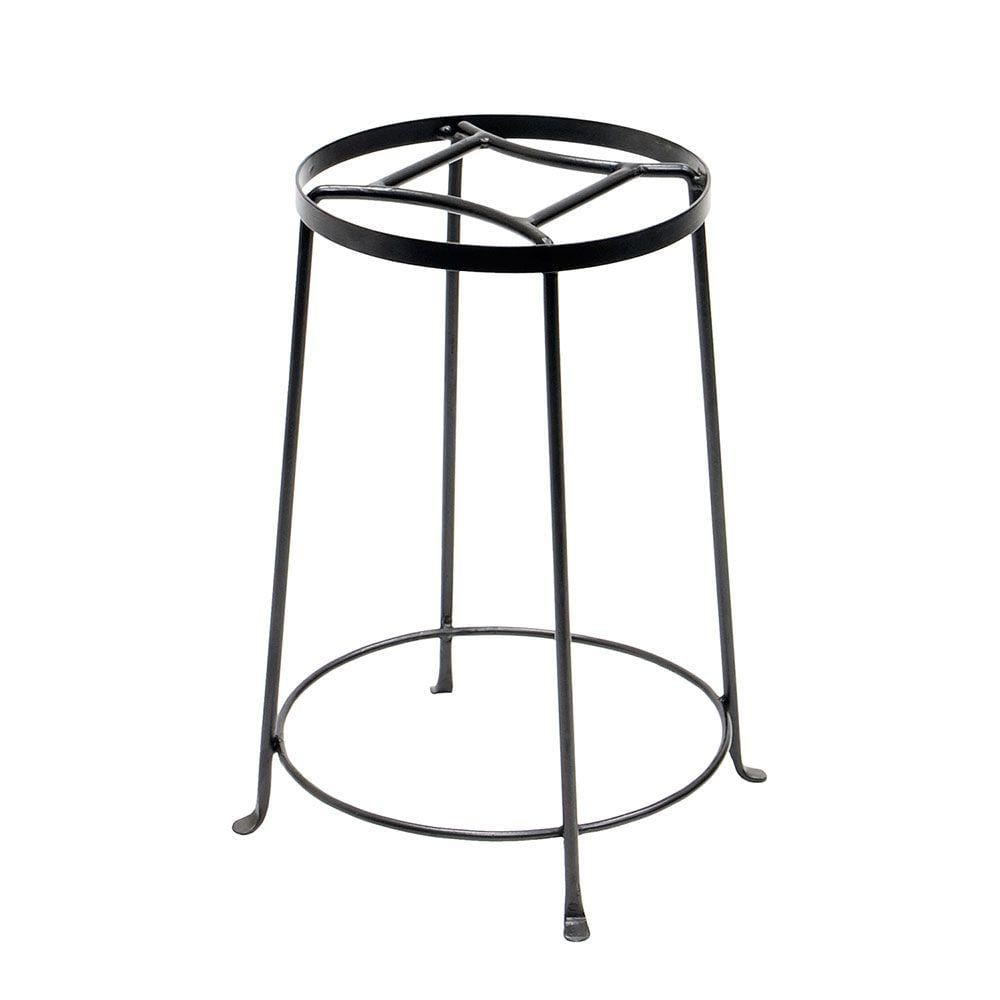 ACHLA DESIGNS 18 in. Tall Roman Bronze Powder Coat Iron Indoor/Outdoor Diamond Shaped Argyle Plant Stand III FB-32