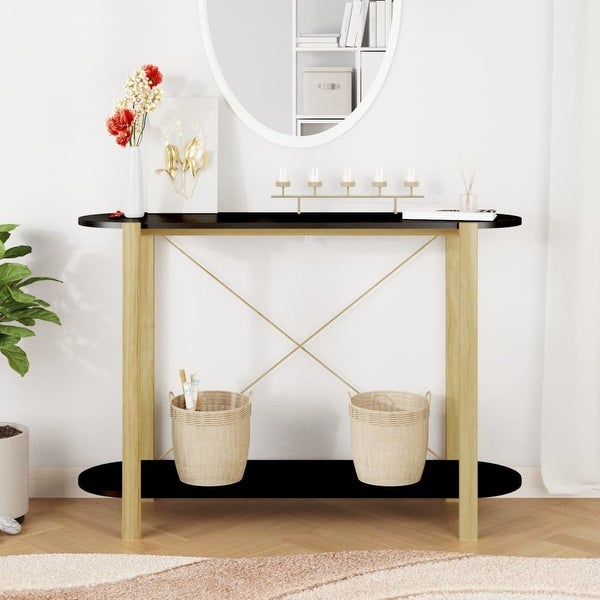 Console Table Black 43.3