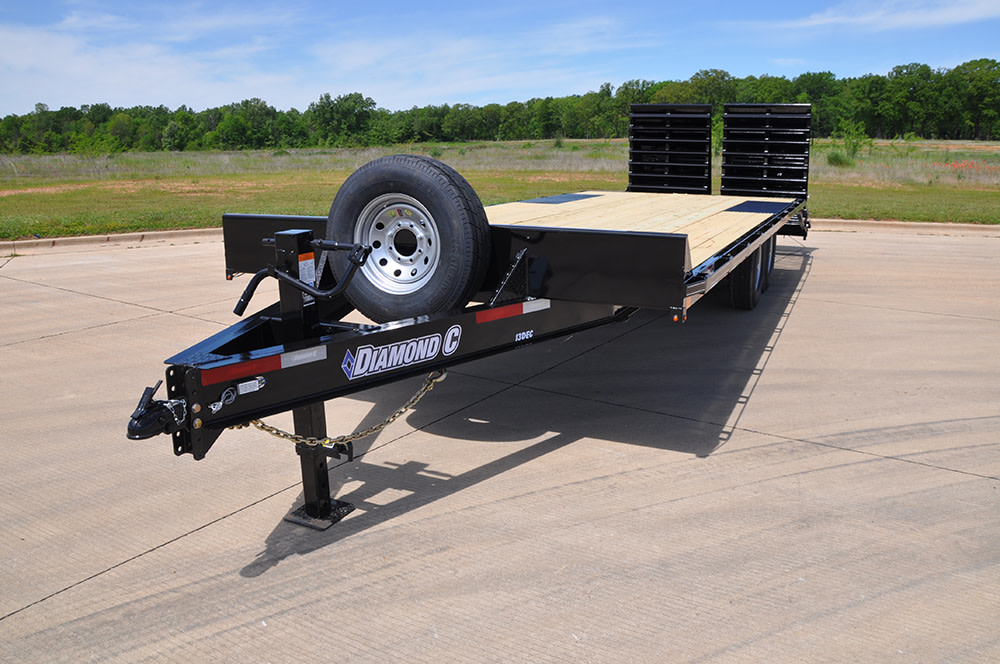 22 Ft. x 102 In. Heavy Duty Deck Over Equipment Trailer with Max Ramps