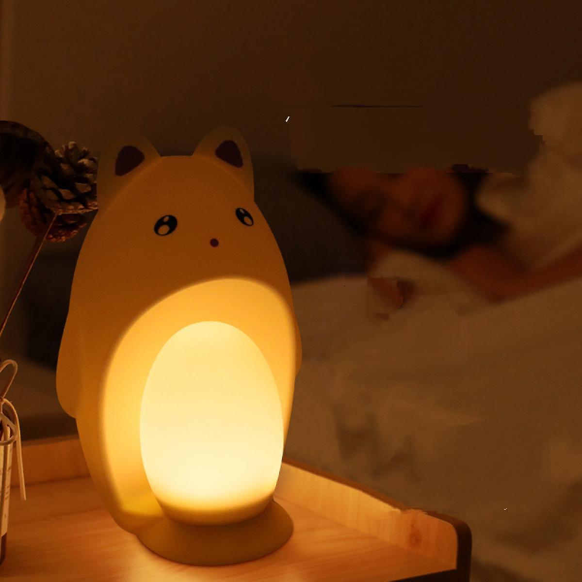 2-in-1 Portable Cat Nursery Night Light With Portable Egg Light， Adjustable Brightness， Usb-powered