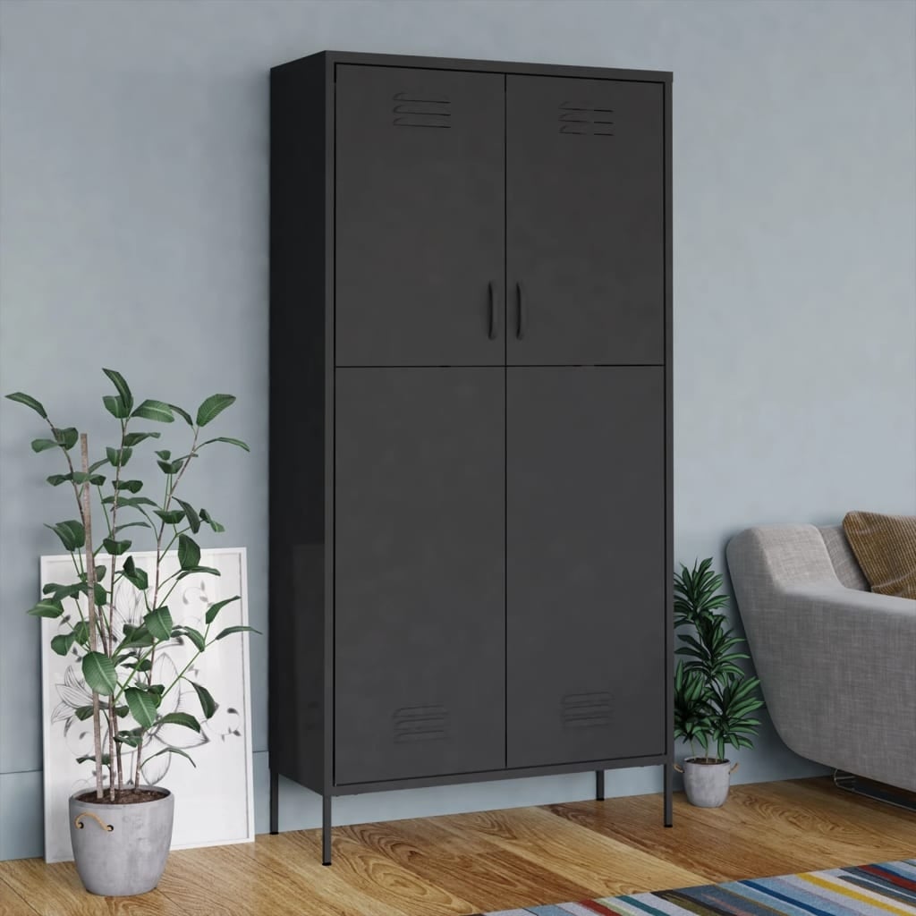 Wardrobe Anthracite 35.4