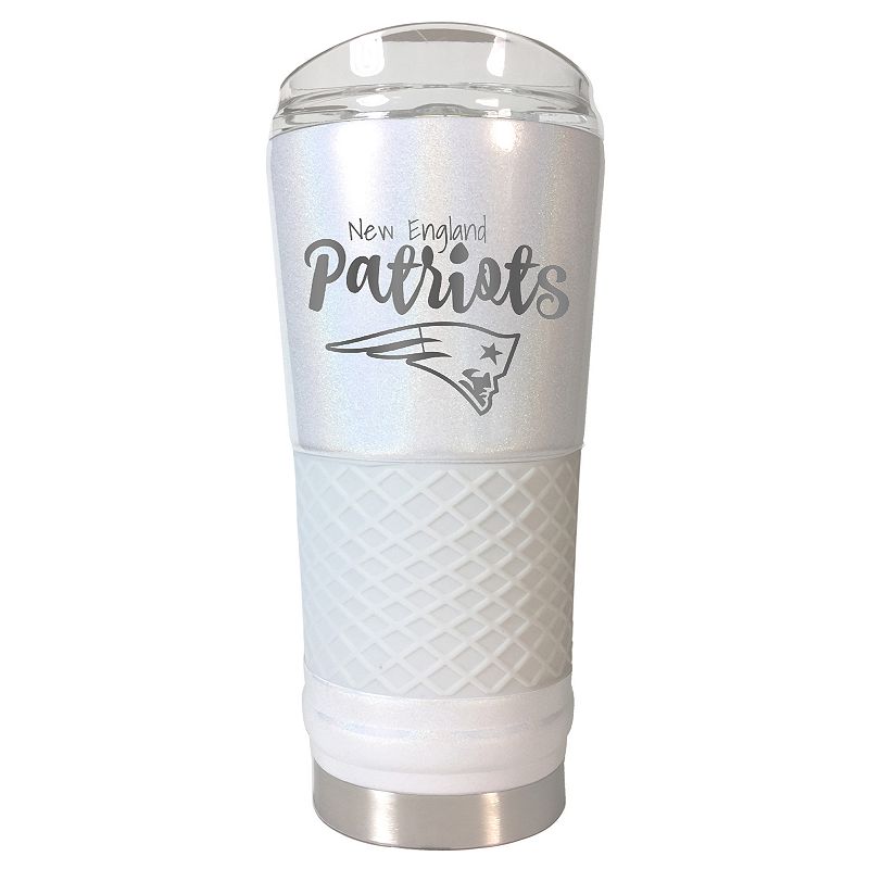 New England Patriots 24 oz Opal Finish Vacuum Insulated NFL Draft Tumbler