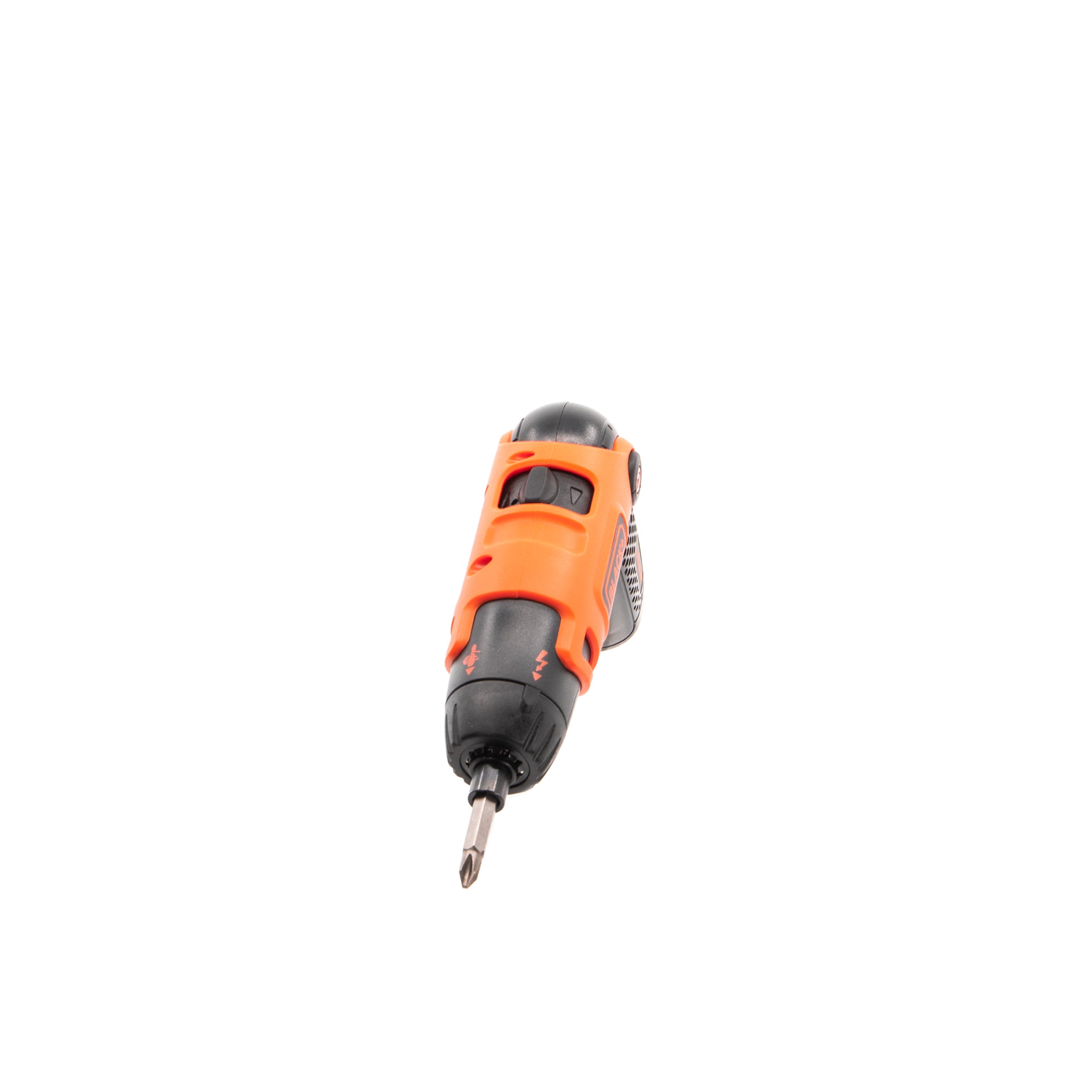 Cordless Screwdriver with Pivoting Handle, USB Charger and 2 Hex Shank Bits