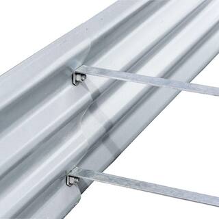 EarthMark Bajo Series 40 in x 76 in. x 10 in. Galvanized Metal Raised Garden Bed Bundle MGB-LB26