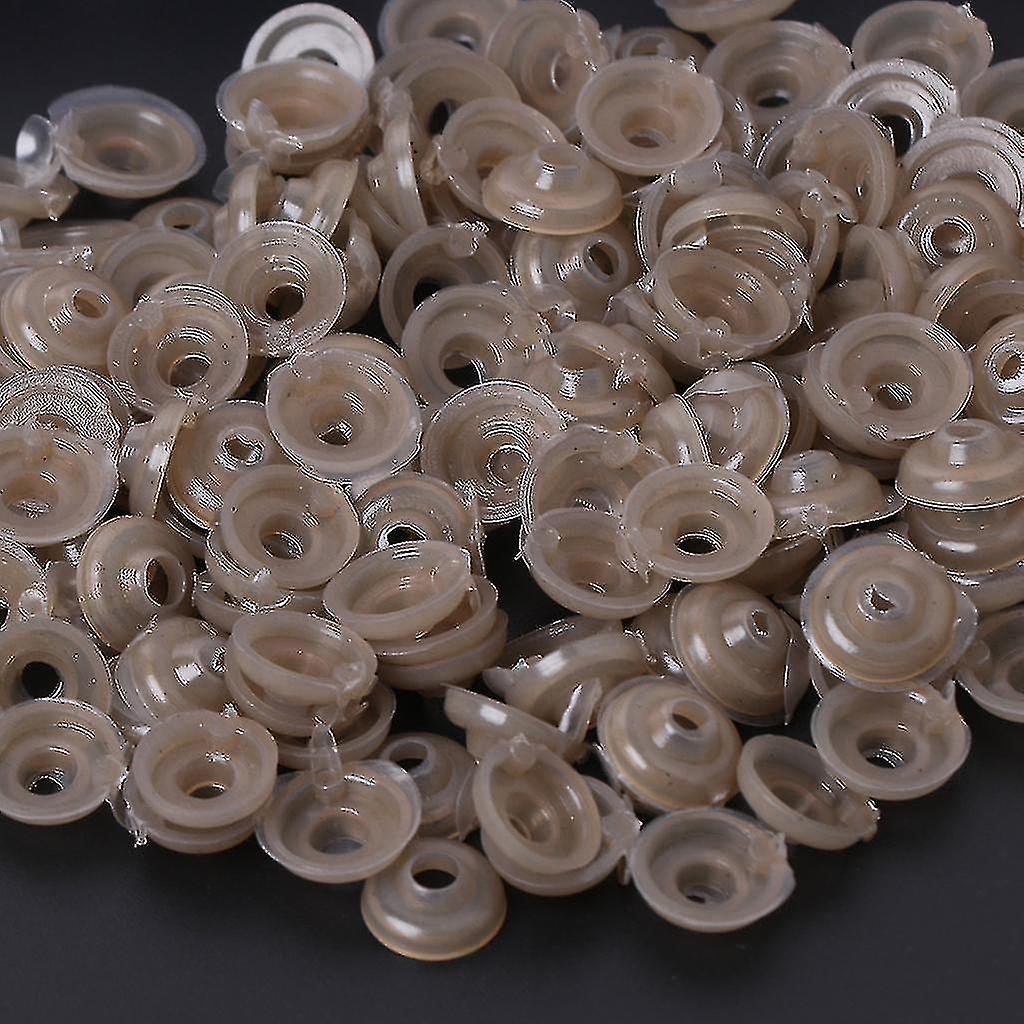 142pcs 6-12mm Black Plastic Safety Eyes For Bear/dolls/toy Animal/felting