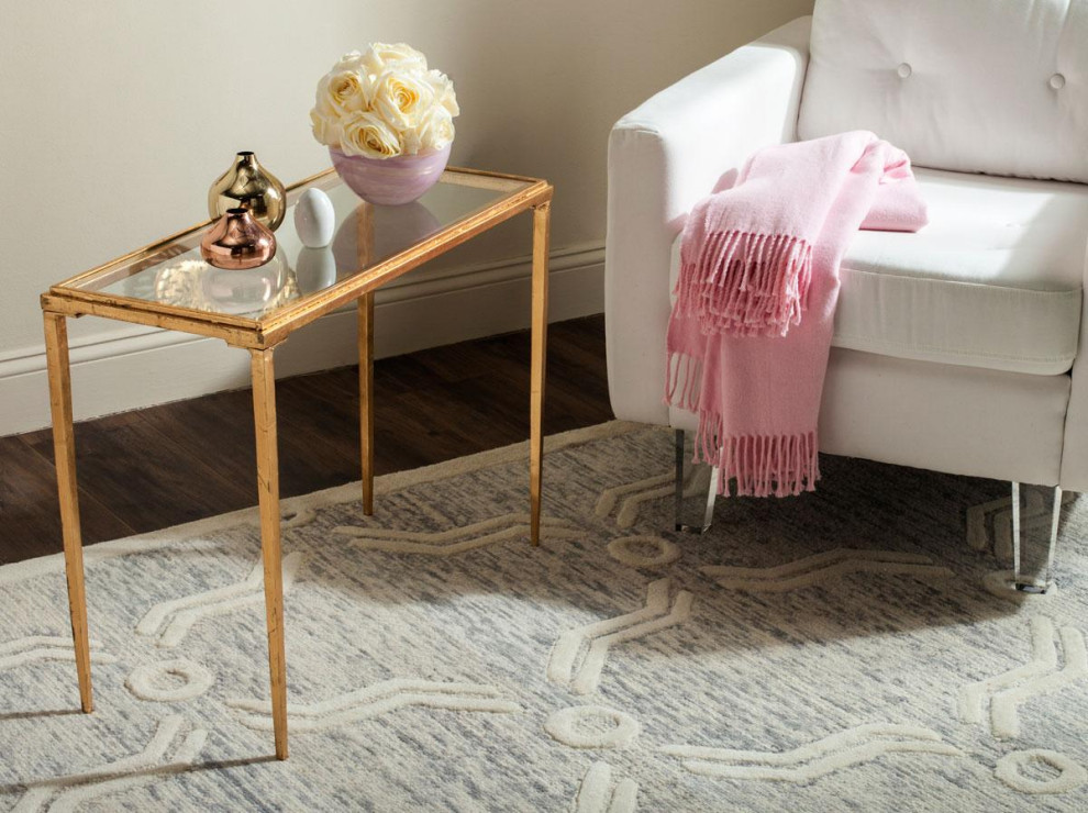 Lena Coffe Table Antique Gold Leaf   Contemporary   Coffee Tables   by AED Luxury Home Decor  Houzz