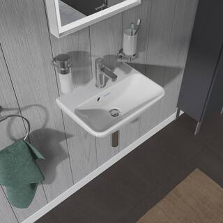 Duravit ME by Starck 17.75 in. Rectangular Bathroom Sink in White 0719450000