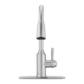 Glacier Bay Invee Single-Handle Pull-Down Sprayer Kitchen Faucet in Stainless Steel FP4A4080SS