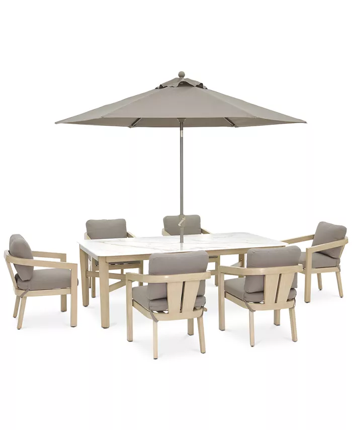 Agio Reid Set of 6 Outdoor Dining Chairs