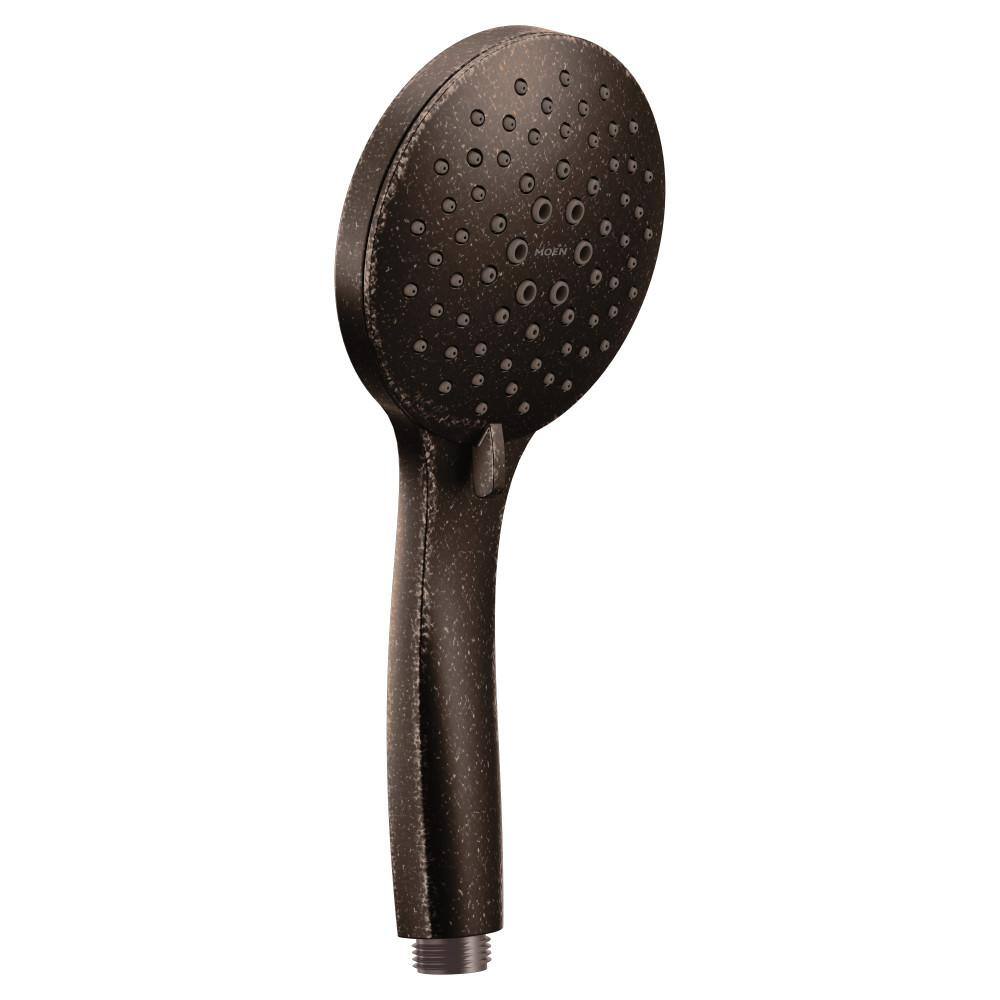 MOEN Eco-Performance 5-Spray Patterns 4.38 in. Wall Mount Handheld Shower Head in Oil Rubbed Bronze 189315ORB