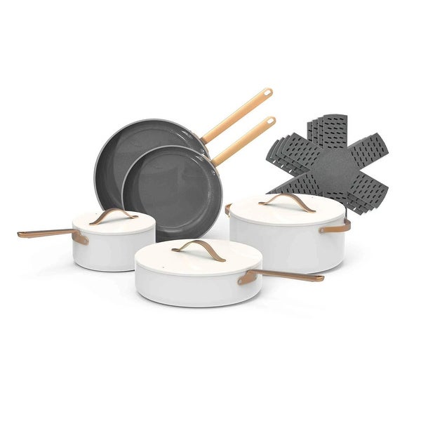 12pc Ceramic Non-Stick Cookware Set