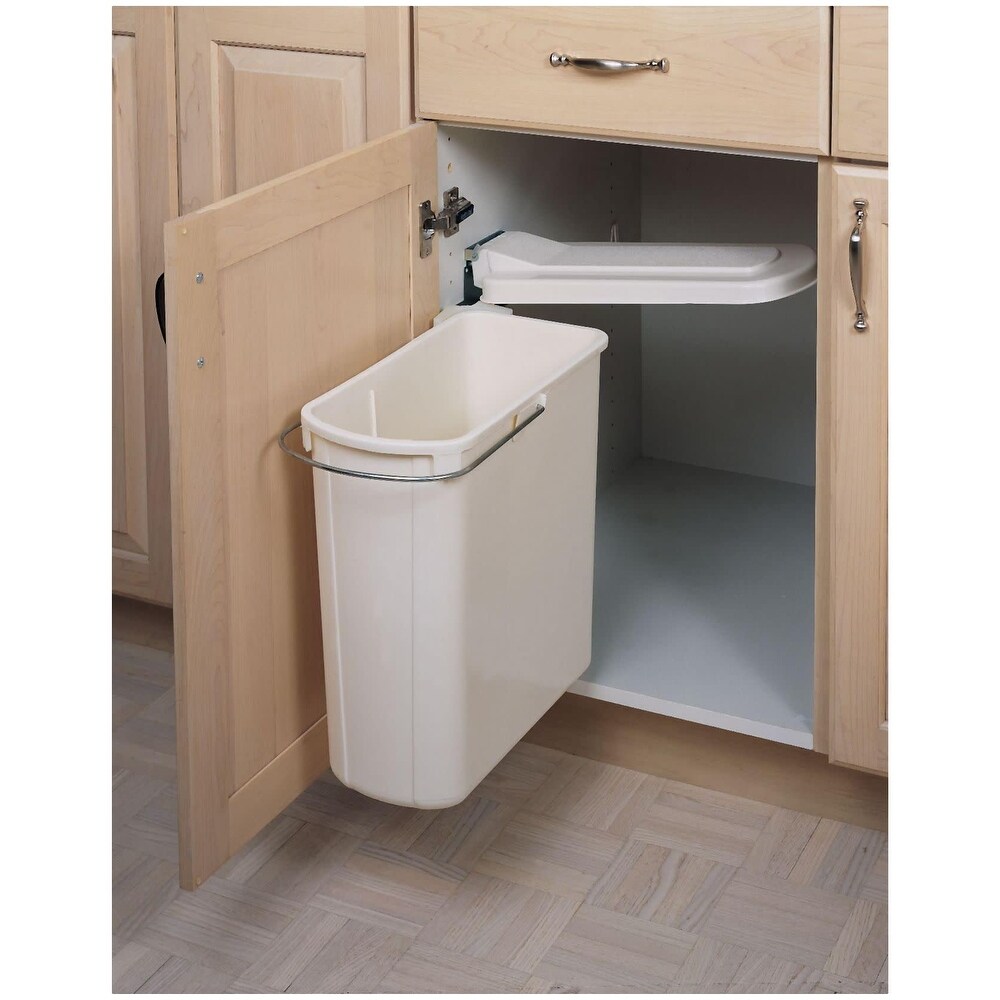 Rev A Shelf 8 700 Series Bottom Mount Under Sink Pivot Out Trash Can