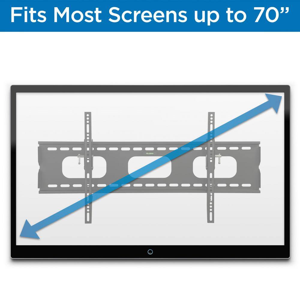 mount-it! Heavy-Duty Wide Screen Tilt Wall Mount for 42 in. to 90 in. Screen Size MI-318L