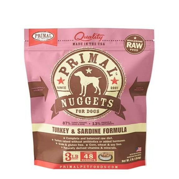 Turkey Sardine Formula Raw Frozen Dog Food