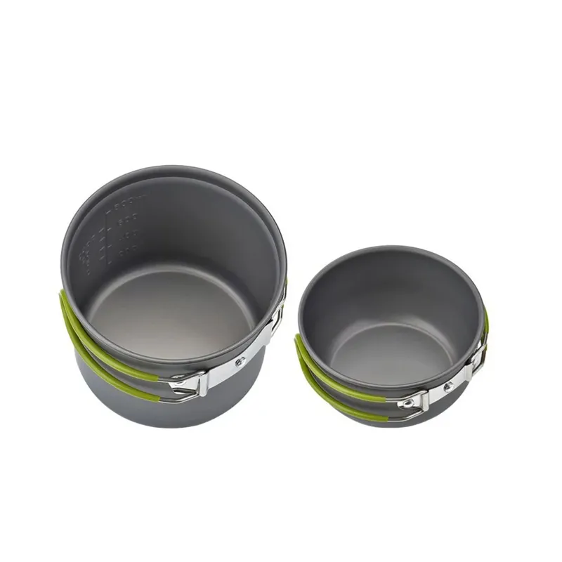 Camping Stove Outdoor Cooking Mess Kit Pots Pans Portable Outdoor Camping Hiking And Picnic