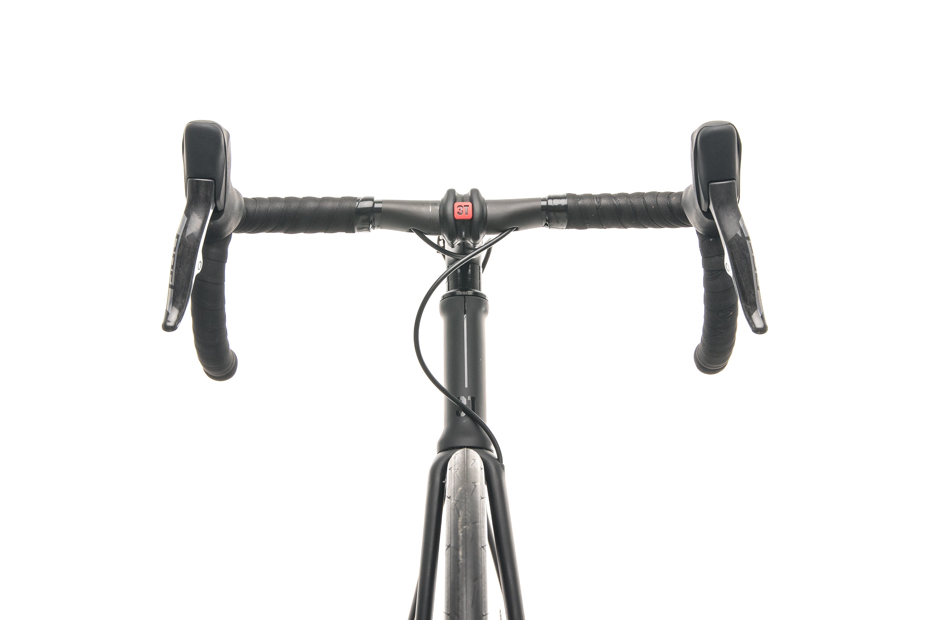 3T Strada Due Team Stealth Red AXS eTap Road Bike - 2020, Medium
