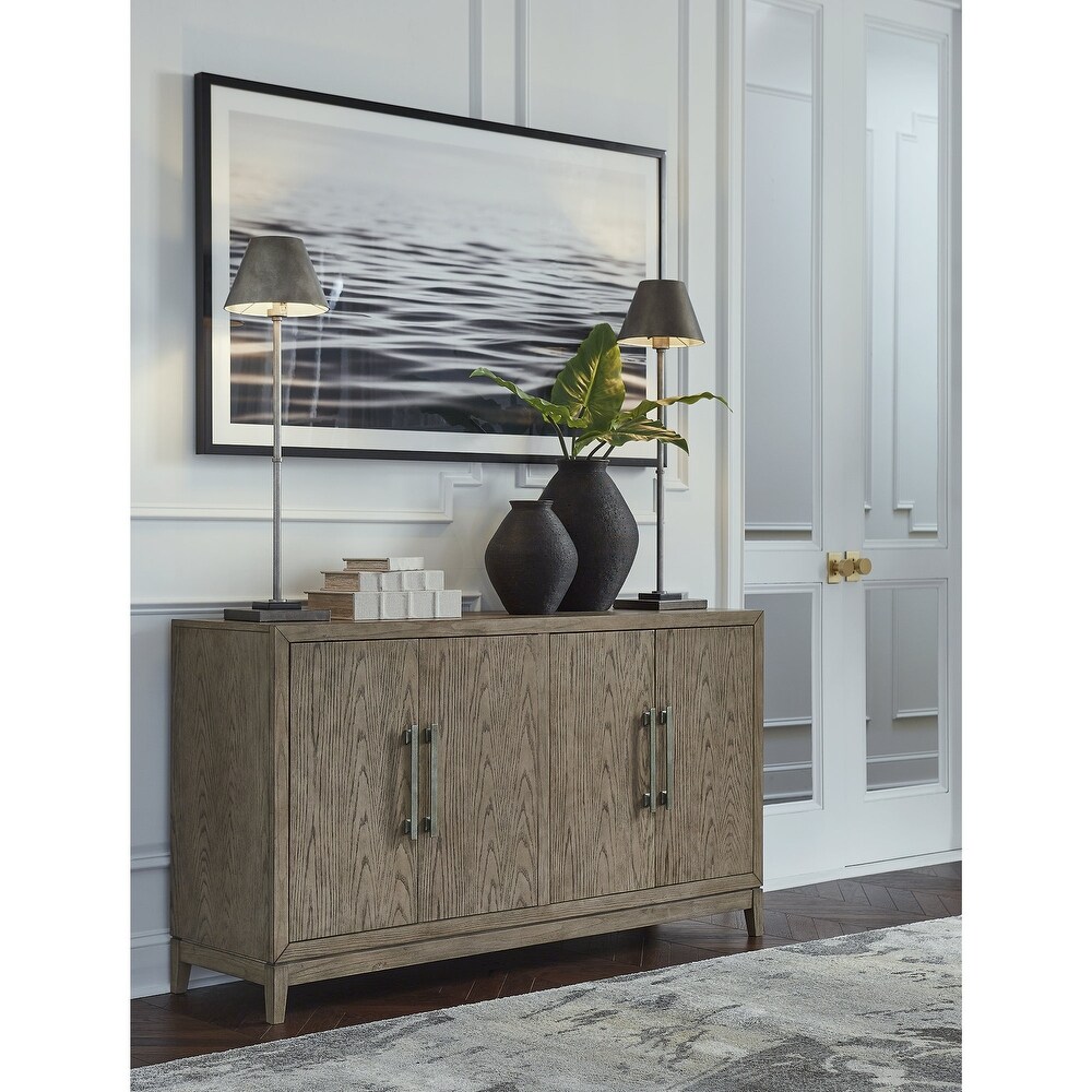 Signature Design by Ashley Chrestner Gray/Brown Dining Server   64\