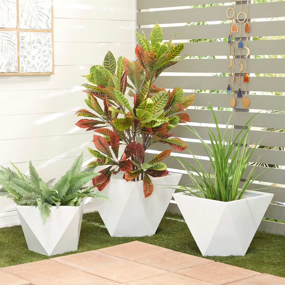 Metal Modern Planters (Set of 3)   S/3 18\