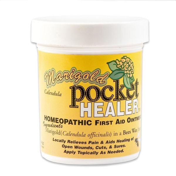 Natural Horse Vet Multi-Species Marigold Pocket Wound Healer， 4-oz jar