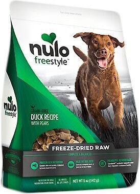 Nulo Freestyle Duck Recipe With Pears Grain-Free Freeze-Dried Raw Dog Food