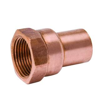 Streamline 12 in. Copper Pressure Fitting x FPT Female Adapter Fitting W 01531H