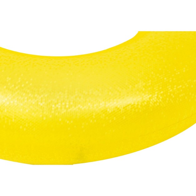 Yellow Inflatable Inner Tube Pool Float