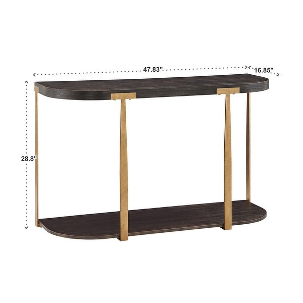 Jensen Wood and Metal T-Brace Tables by iNSPIRE Q Artisan