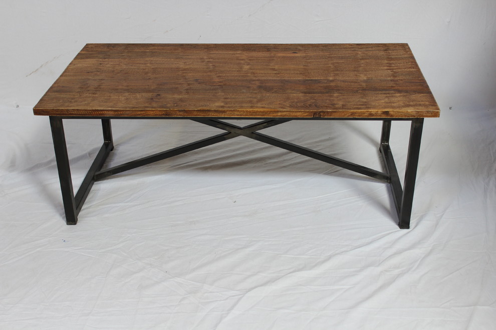 Bunty Solid Wood Coffee Table   Industrial   Coffee Tables   by Rustic Home Interiors  Houzz