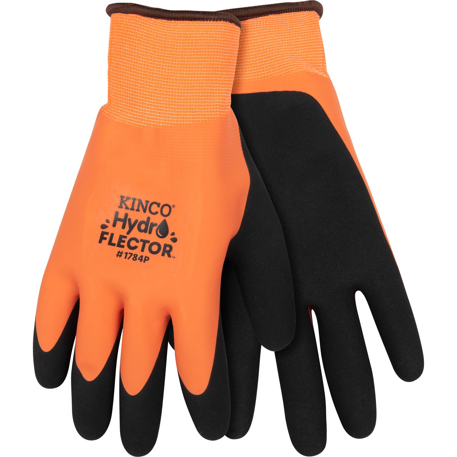 Kinco Hydroflector Men\u0027s Waterproof Gloves Black/Orange XL 1 pair