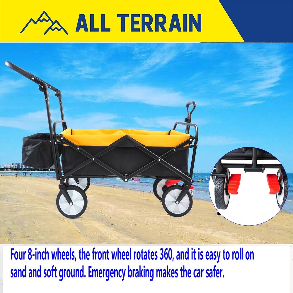 Folding wagon Collapsible Outdoor Utility Wagon