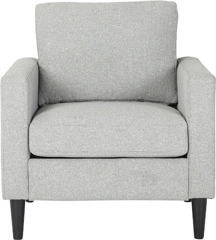 Wendy Contemporary Light Gray Accent Chair