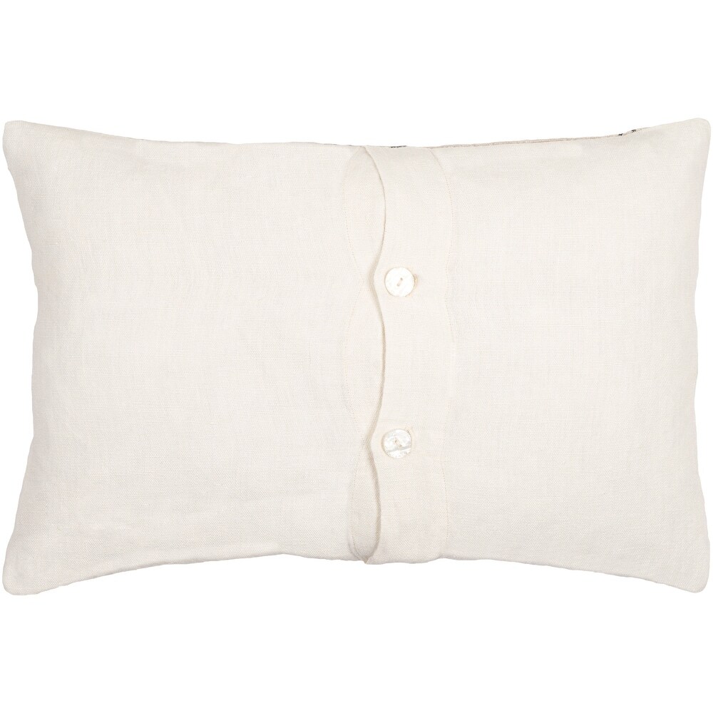 Enrico Linen Tassel Throw Pillow