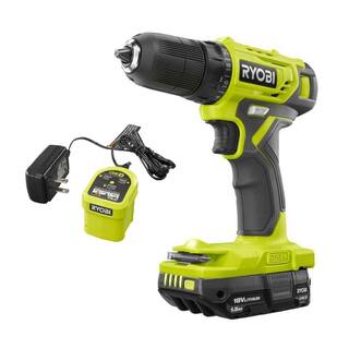 RYOBI ONE+ 18V Cordless 38 in. DrillDriver Kit with 1.5 Ah Battery and Charger PDD209K