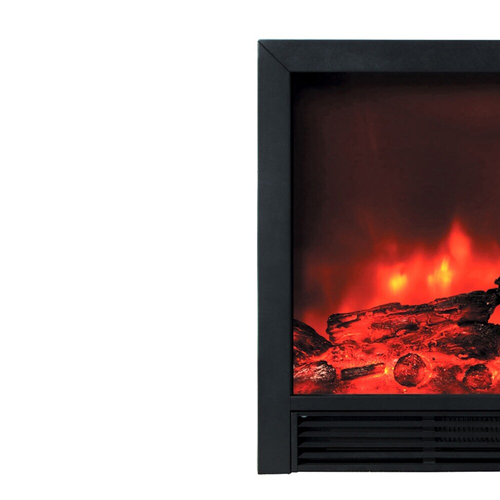 AA Warehousing Blaze Electric Fireplace Insert With 2 speed Heater and Remote
