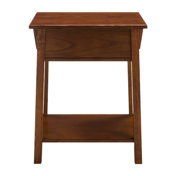 Leick Home Mission End Table with Drawer