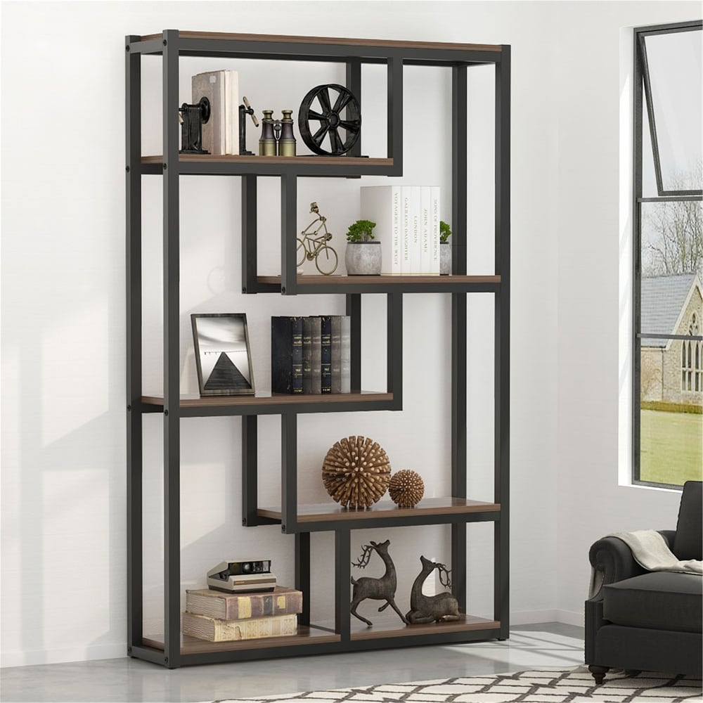 Bookshelf  Modern Etagere Bookcase  Storage and Display Shelves