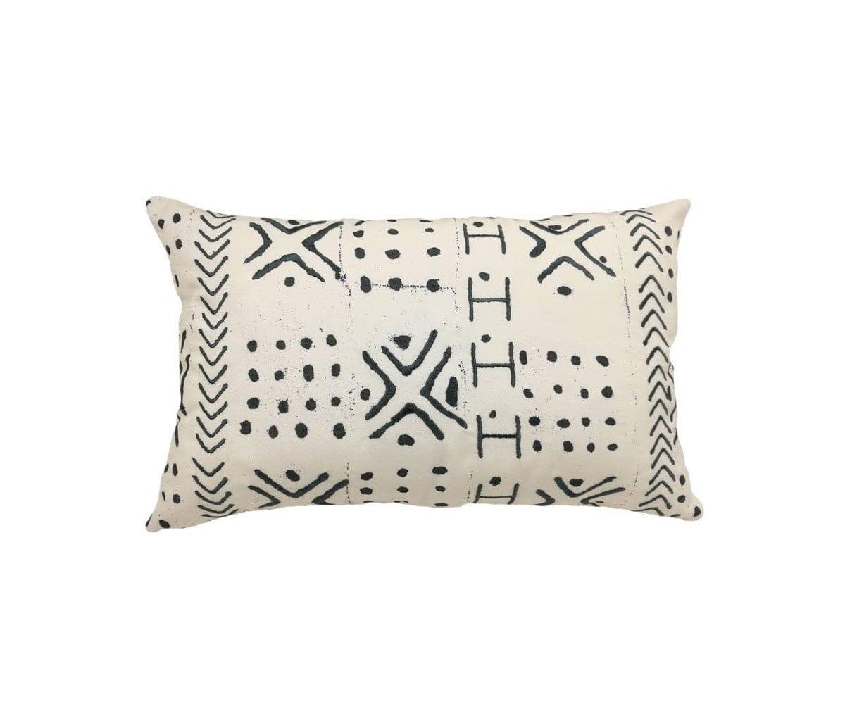 Modern Mudcloth Lumbar Pillow Cover