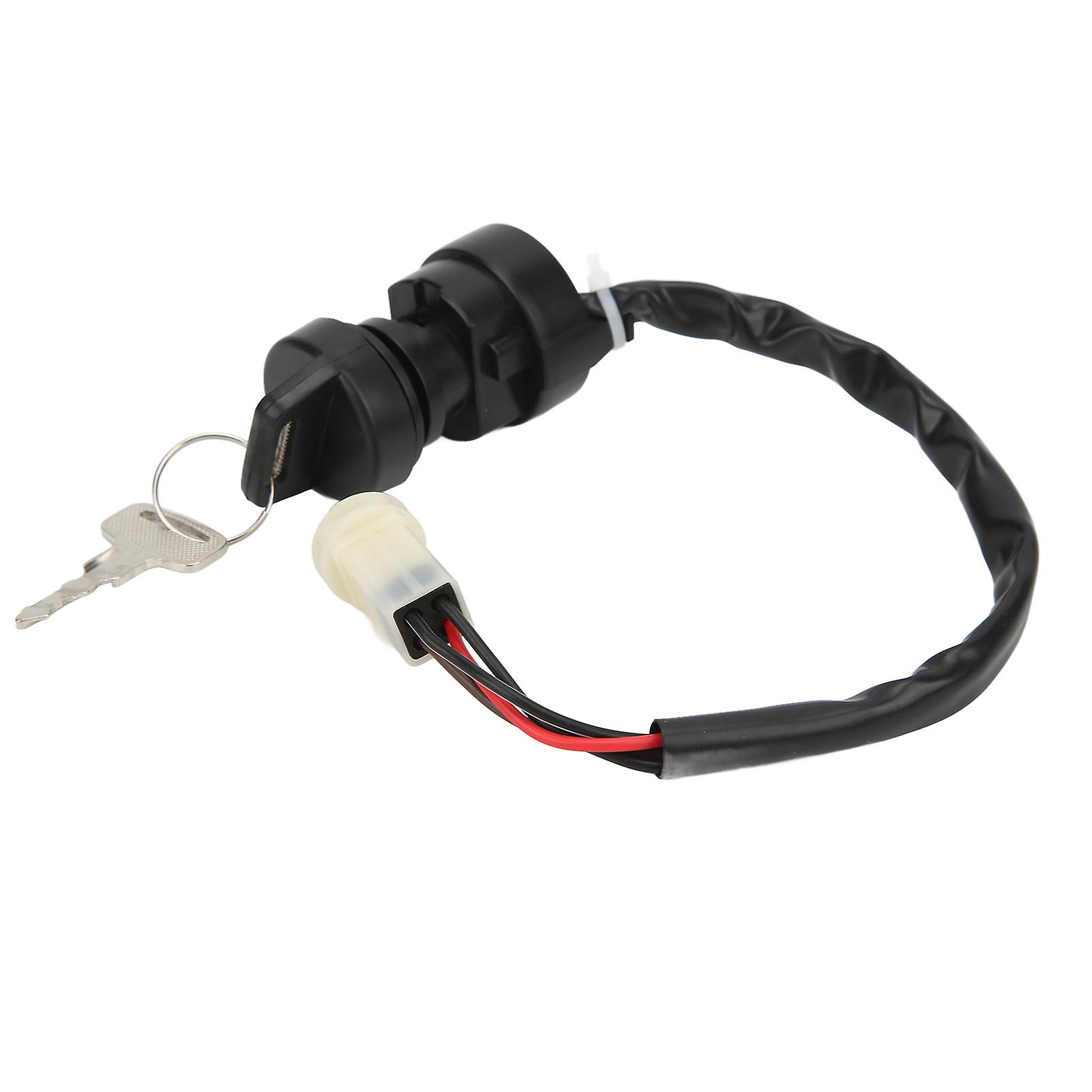 Ignition Switch With 2 Keys 2fj825100200 Plug And Play Replacement For Badger 80 Yfm80 Atv 19851998