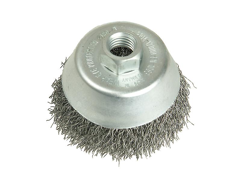 Lessmann Cup Brush 75mm M10 x 0.35 Steel Wire LES423164