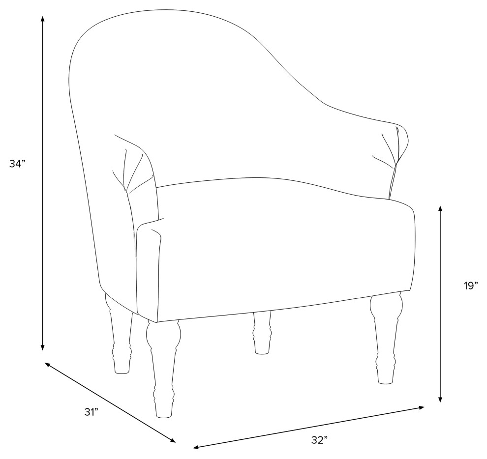 Chair  Manuel Neutral   Southwestern   Armchairs And Accent Chairs   by Skyline Furniture Mfg Inc  Houzz