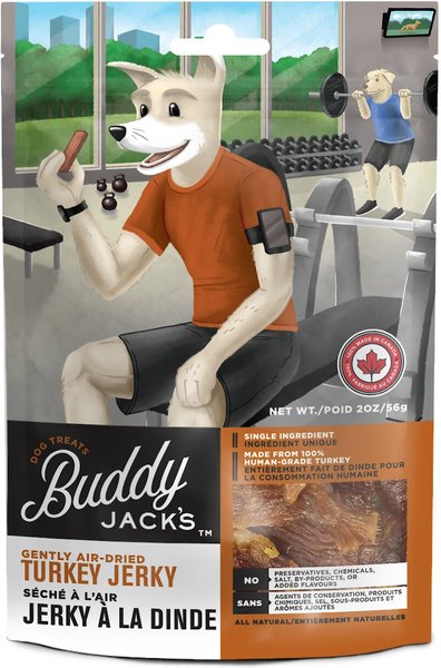 Buddy Jack's Turkey Jerky Human-Grade Dog Treats