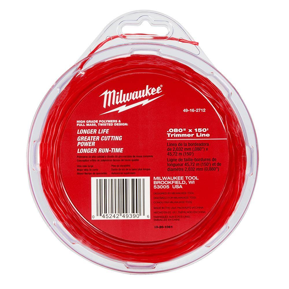 MW 0.080 in. x 150 ft. Trimmer Line 49-16-2712