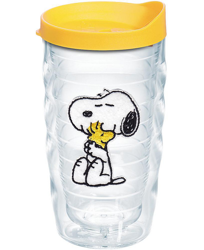 Tervis Tumbler Tervis Peanuts Snoopy Woodstock House Made in USA Double Walled Insulated Tumbler Travel Cup Keeps Drinks Cold and Hot 10oz Wavy Felt