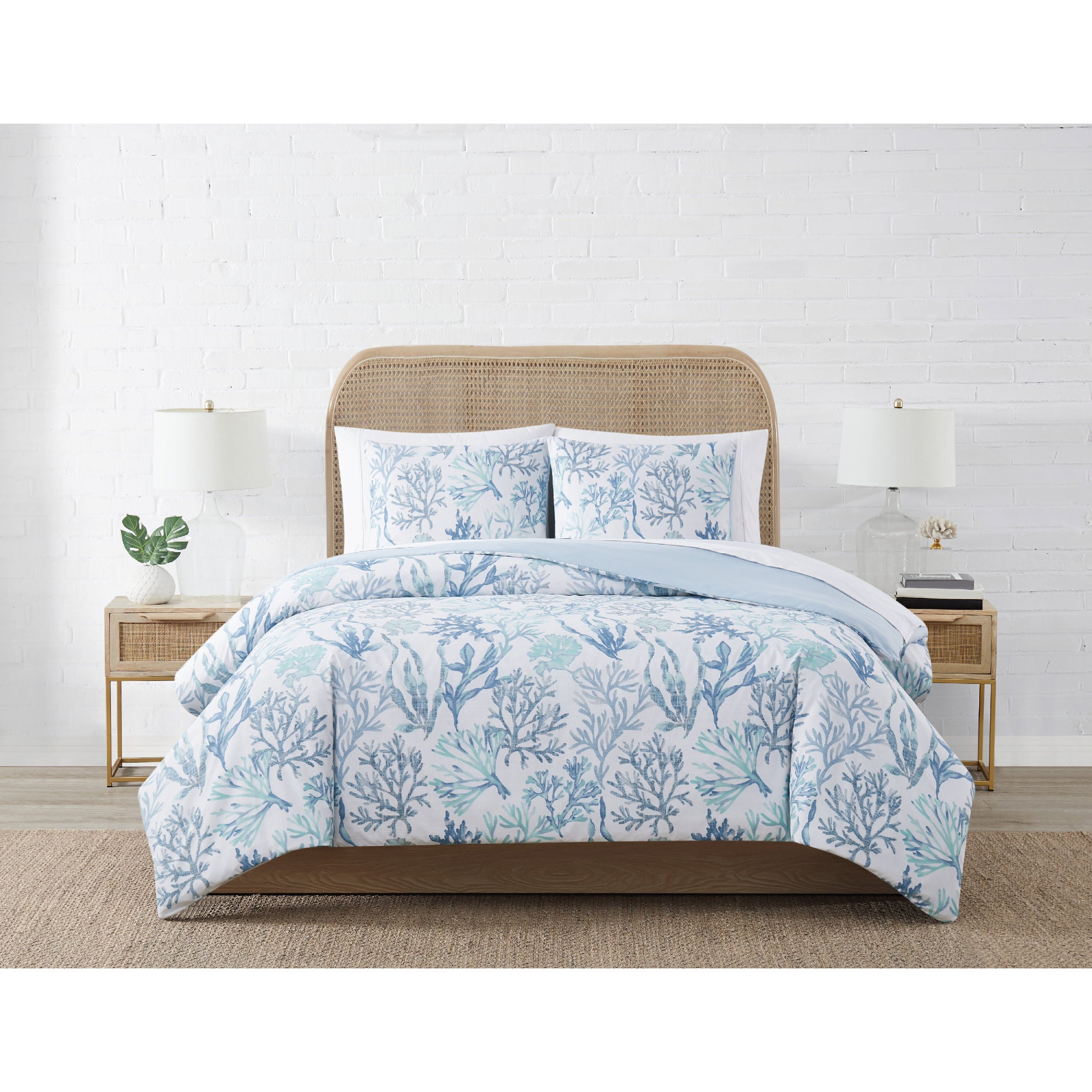 Coastal Living Palm Beach Coastal 2-Piece Twin XL Duvet Cover Set